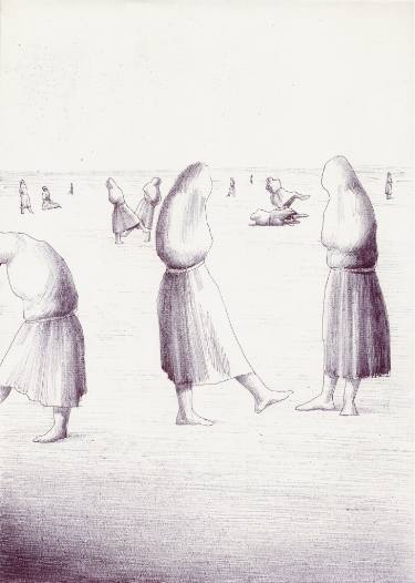 375x526 Faceless Drawings For Sale Saatchi Art - Faceless Drawings