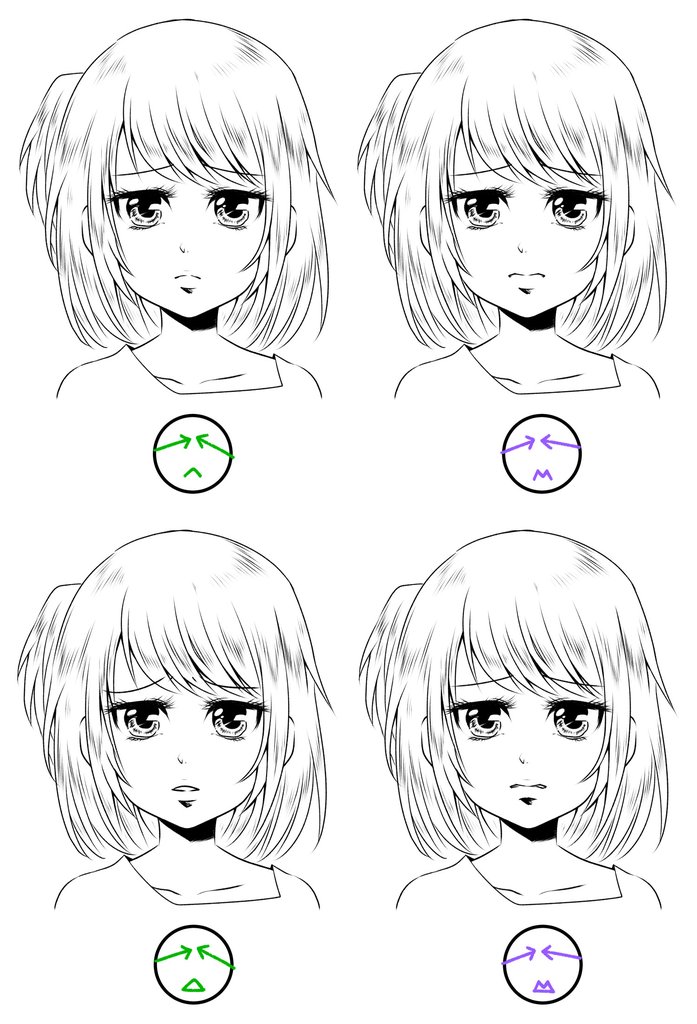 697x1024 new facial expression tutorial - Facial Expressions Drawing