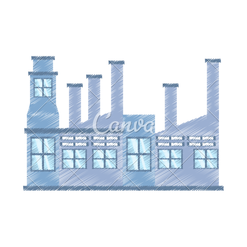 800x800 drawing building factory structure - Factory Building Drawing