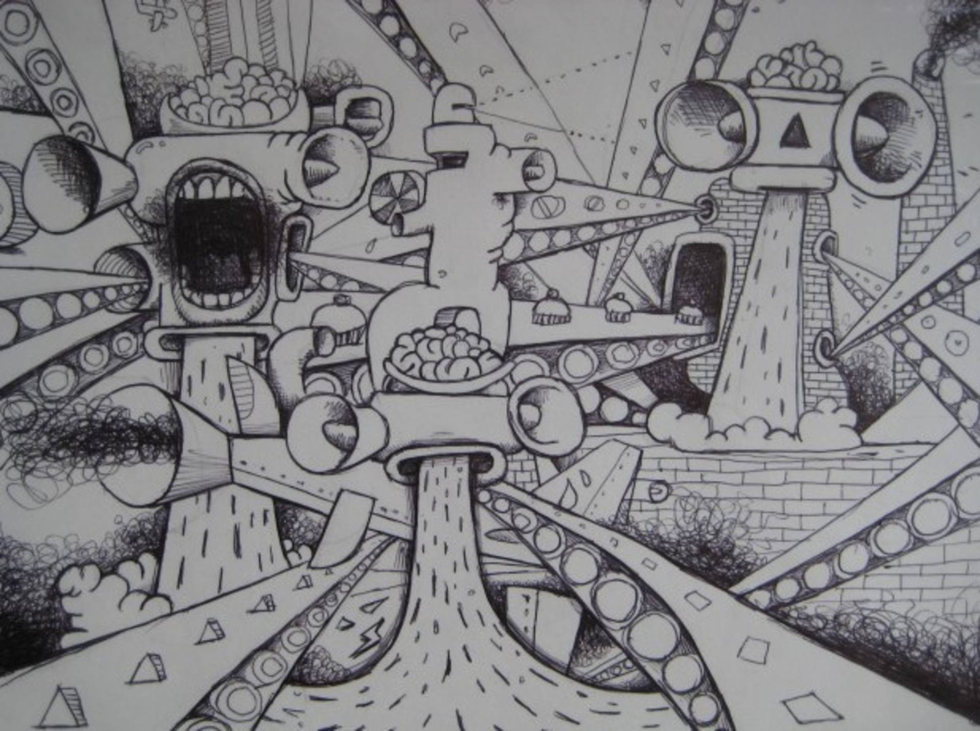 1920x1432 food factory drawing - Factory Drawing
