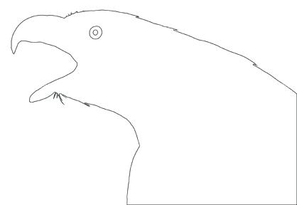 418x288 Bald Eagle Drawings Drawing Factory Clip Art Library American Outline - Factory Line Drawing