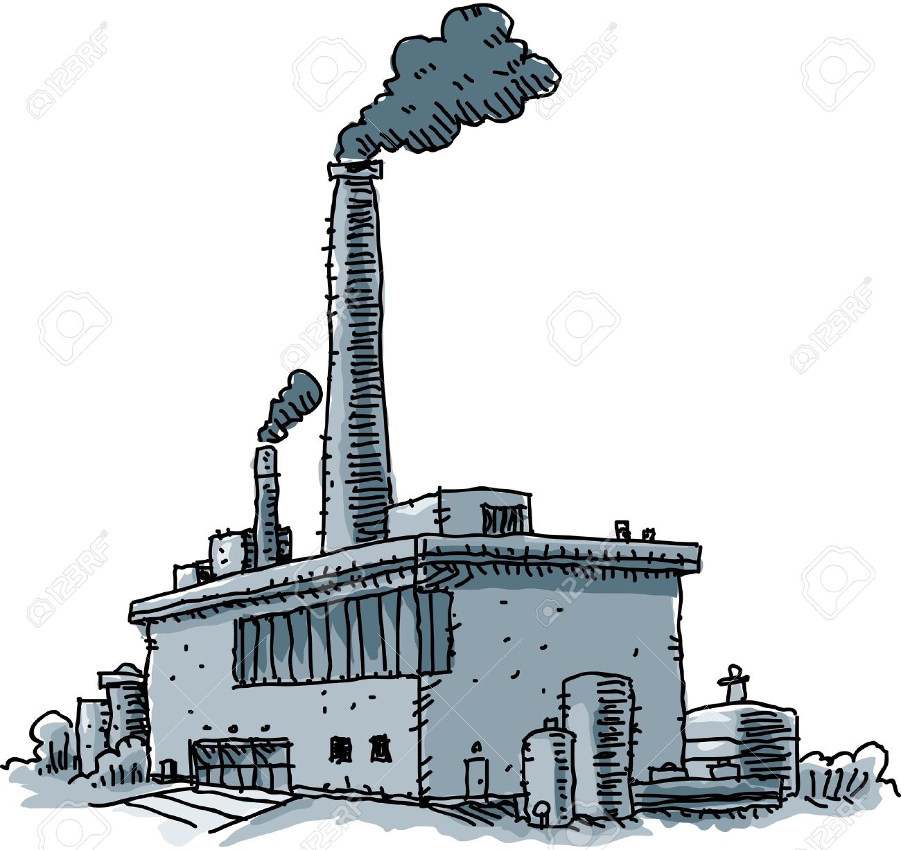 Factory Pollution Drawing At Explore Collection Of