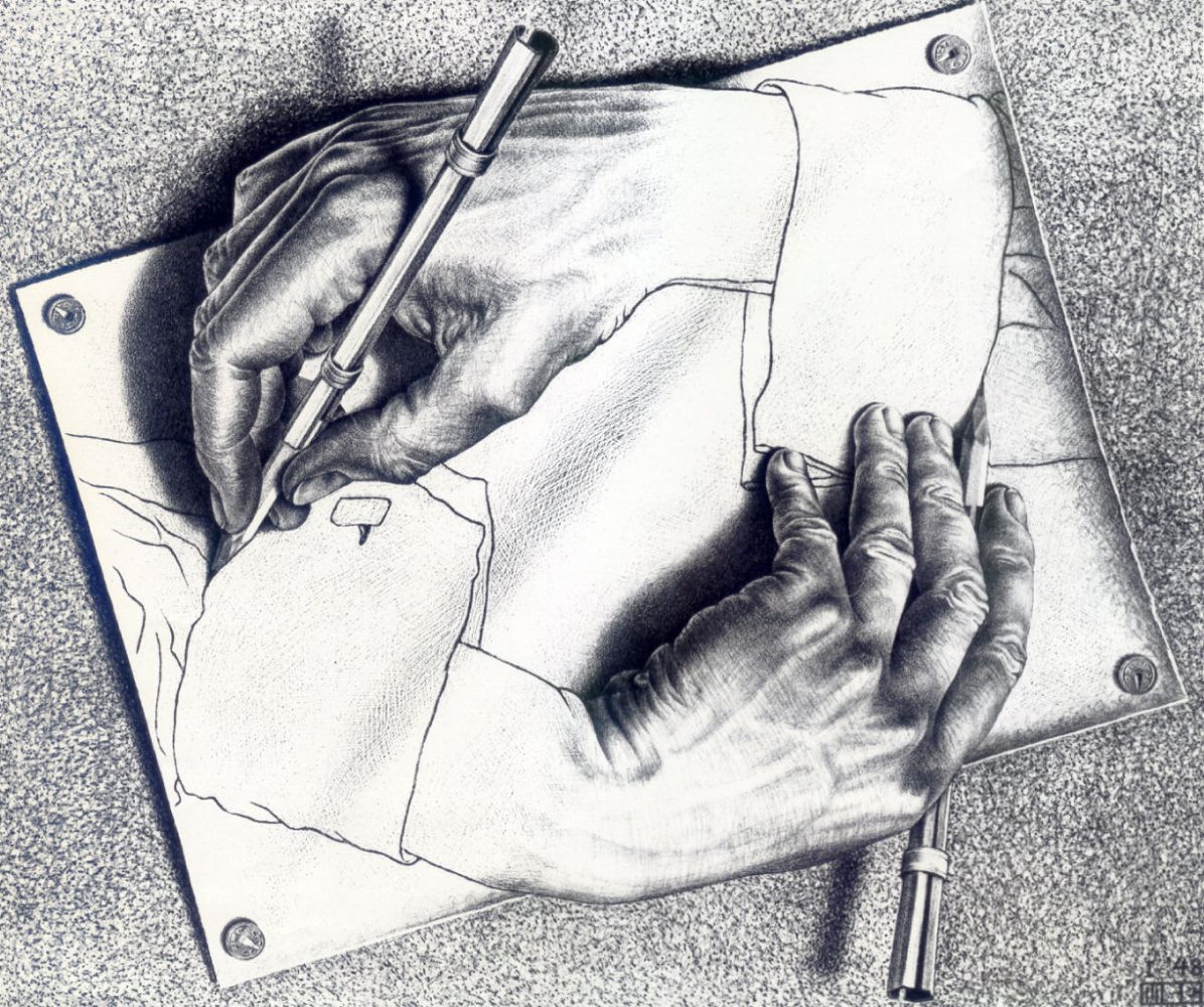 1196x1000 Drawing Hands - Facts Drawing