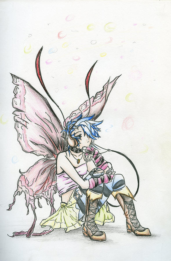590x900 Faerie Pop Drawing - Faerie Drawing
