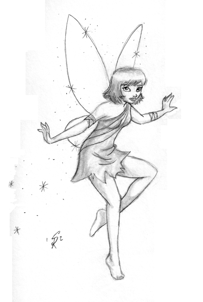 688x1024 How To Draw Fairies Projects To Try Fairy Drawings, Drawings - Faerie Drawing
