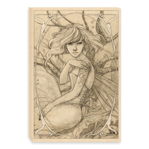 487x487 pale faerie drawing - Faerie Drawing