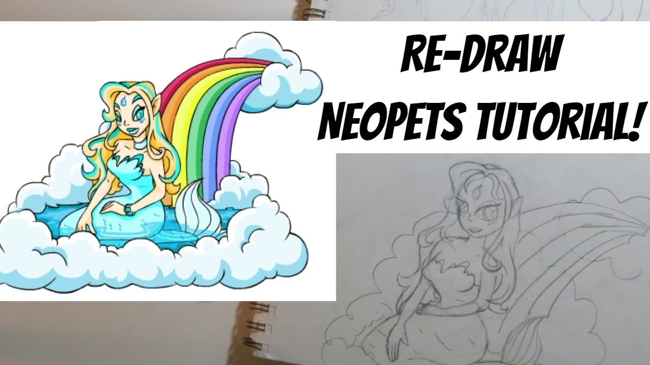 1280x720 Redrawing Following A Neopets Faerie Drawing Tutorial! - Faerie Drawing