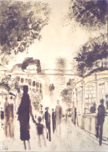 375x527 first visit to the book fair drawing - Fair Drawing