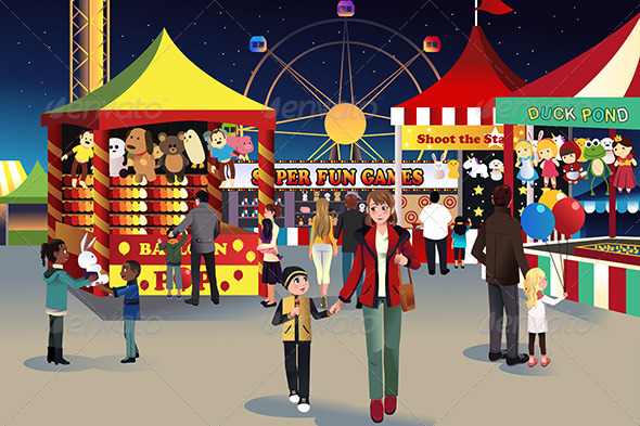 590x393 my visit to the fair my storybook - Fair Drawing