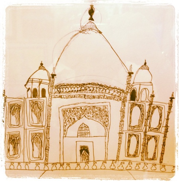 600x610 the feed stanwood fair taj mahal drawing - Fair Drawing