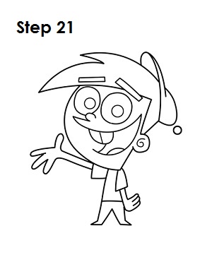 300x388 how to draw timmy turner - Fairly Odd Parents Drawing