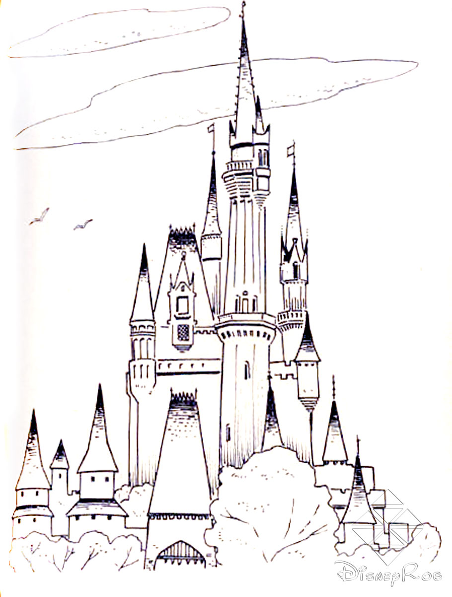 910x1200 How To Draw Fairy Castle - Fairy Castle Drawing