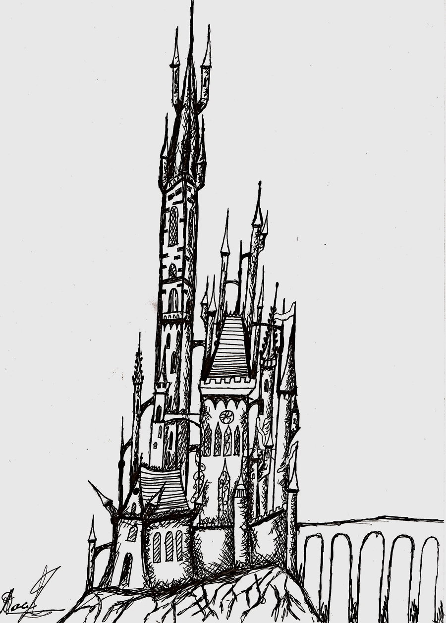 Fairy Castle Drawing at PaintingValley.com | Explore collection of ...