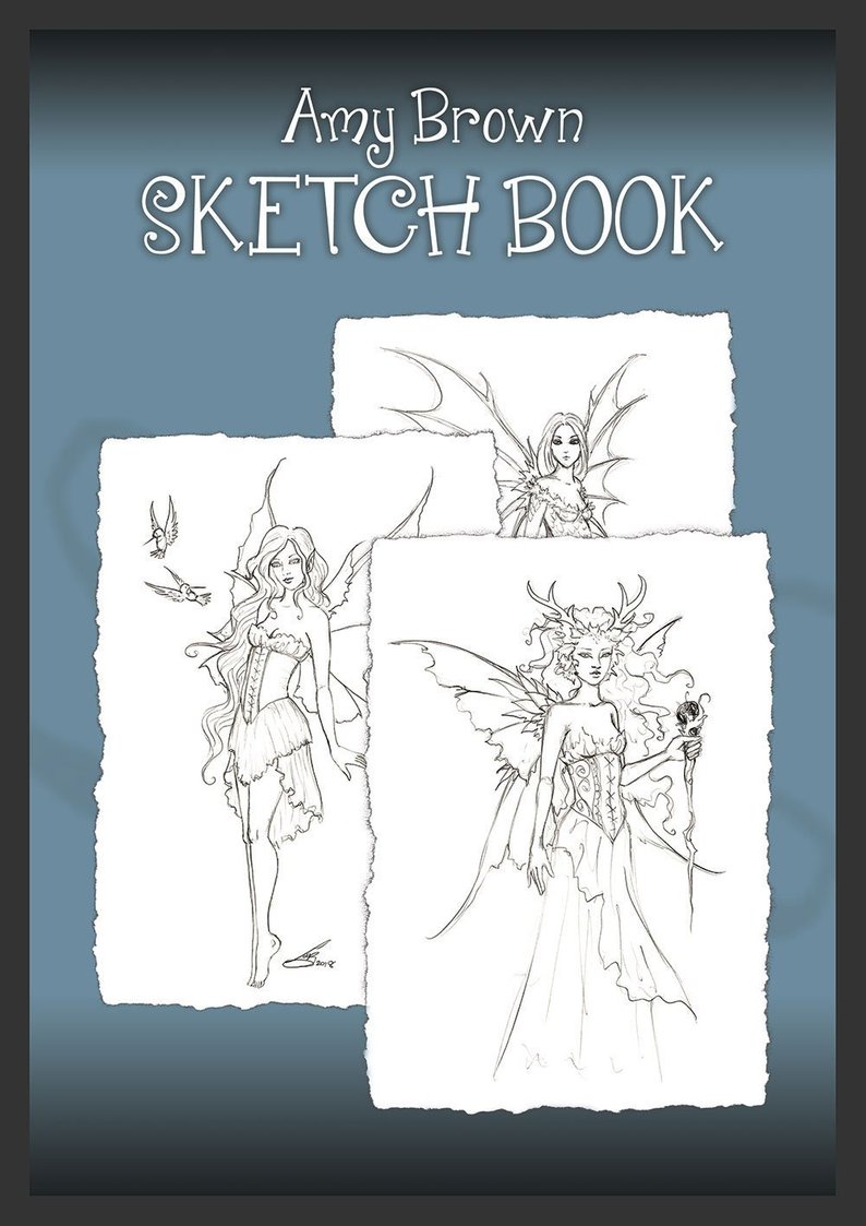 794x1123 Sketch Book Fairy Drawings - Fairy Drawing Book