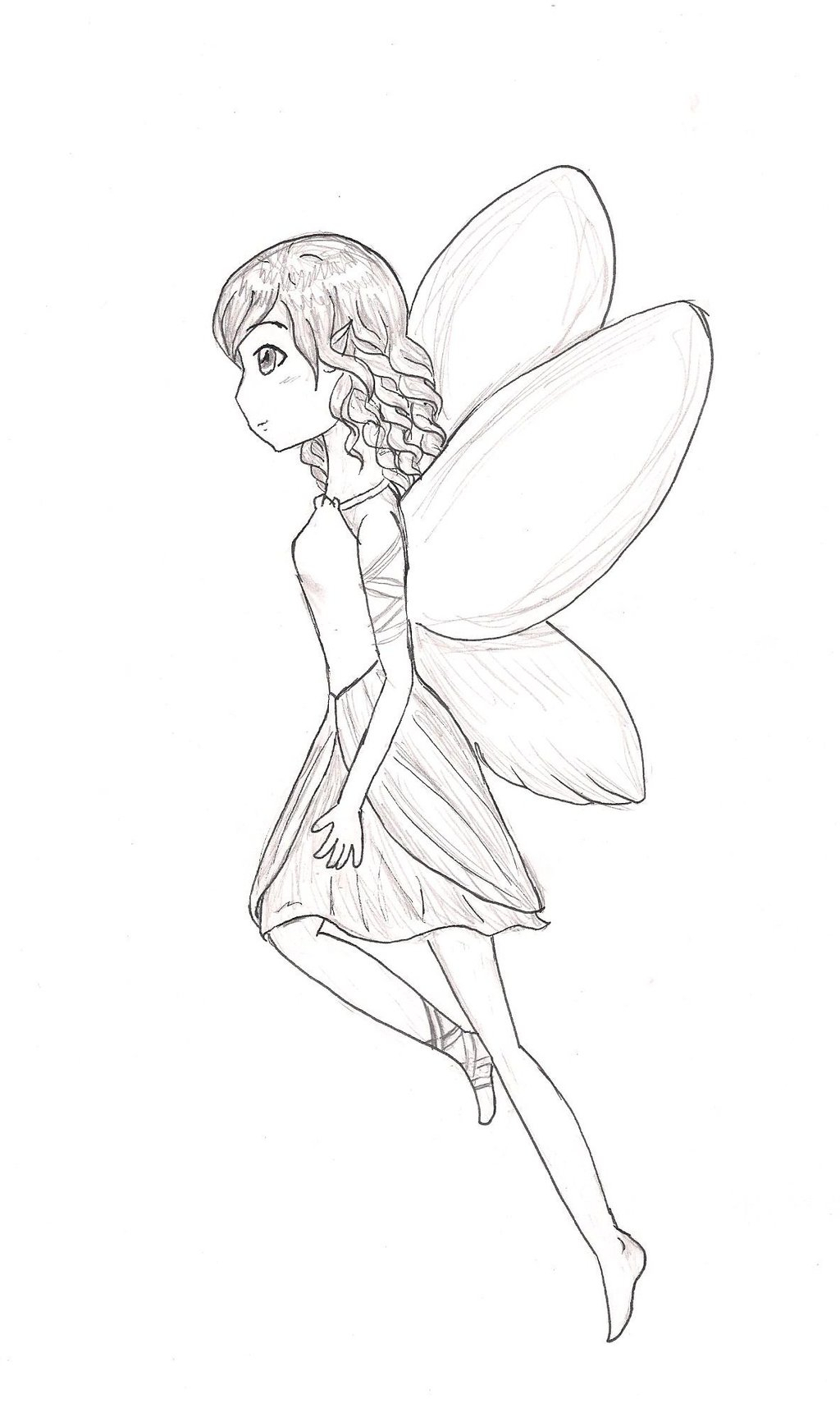 Fairy Drawing Easy at Explore collection of Fairy