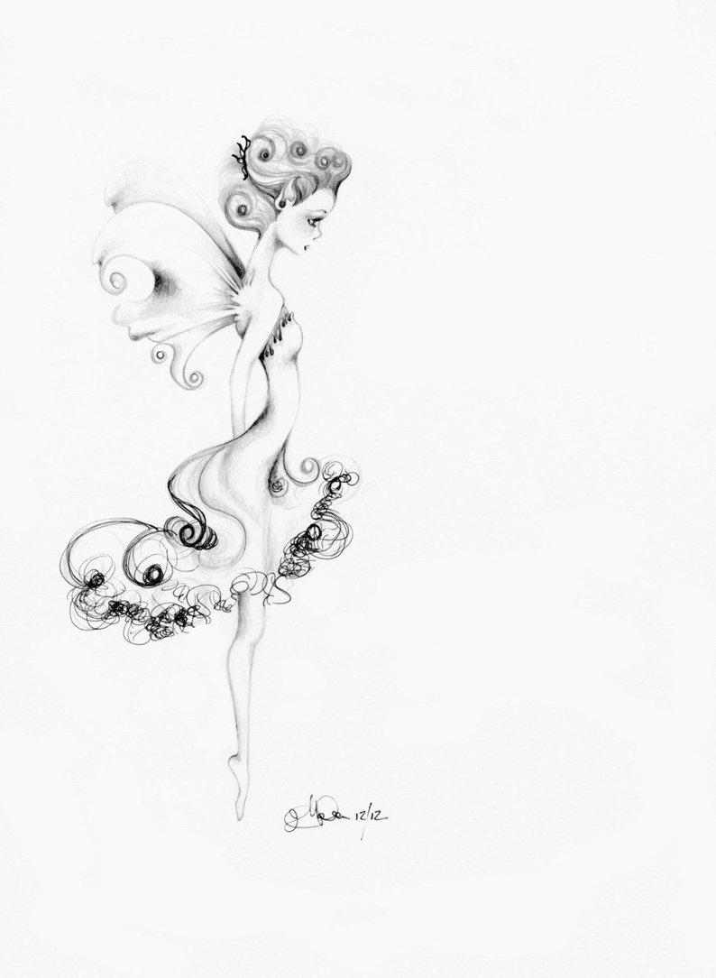 794x1084 fairy drawing fine art giclee print of my original fairy art etsy - Fairy Drawing Images