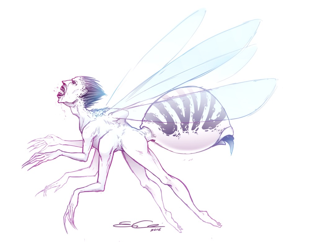 1022x781 Cute Fairy Drawings - Fairy Drawing Images