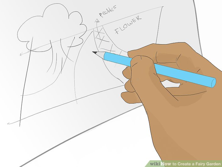 728x546 Easy Ways To Create A Fairy Garden - Fairy Garden Drawing