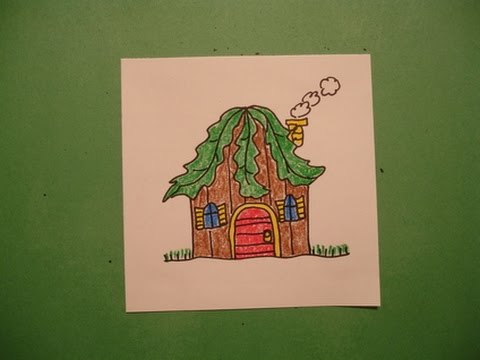 480x360 Let's Draw A Fairy House! - Fairy House Drawing