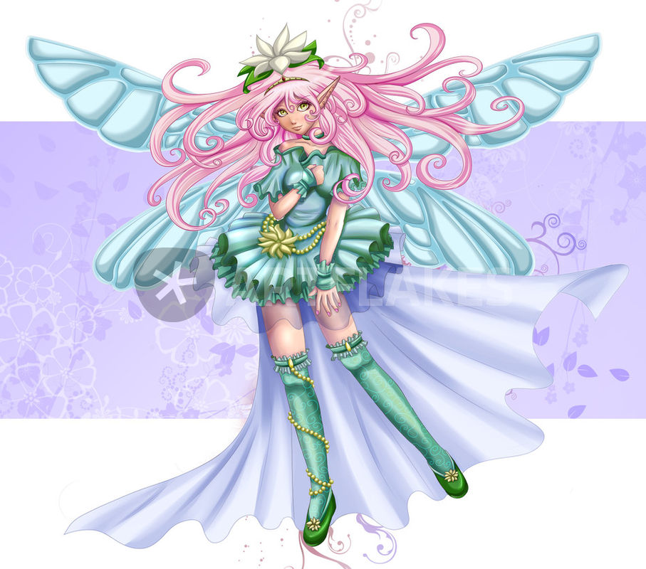907x800 Fairy Princess Drawing Art Prints And Posters - Fairy Princess Drawing