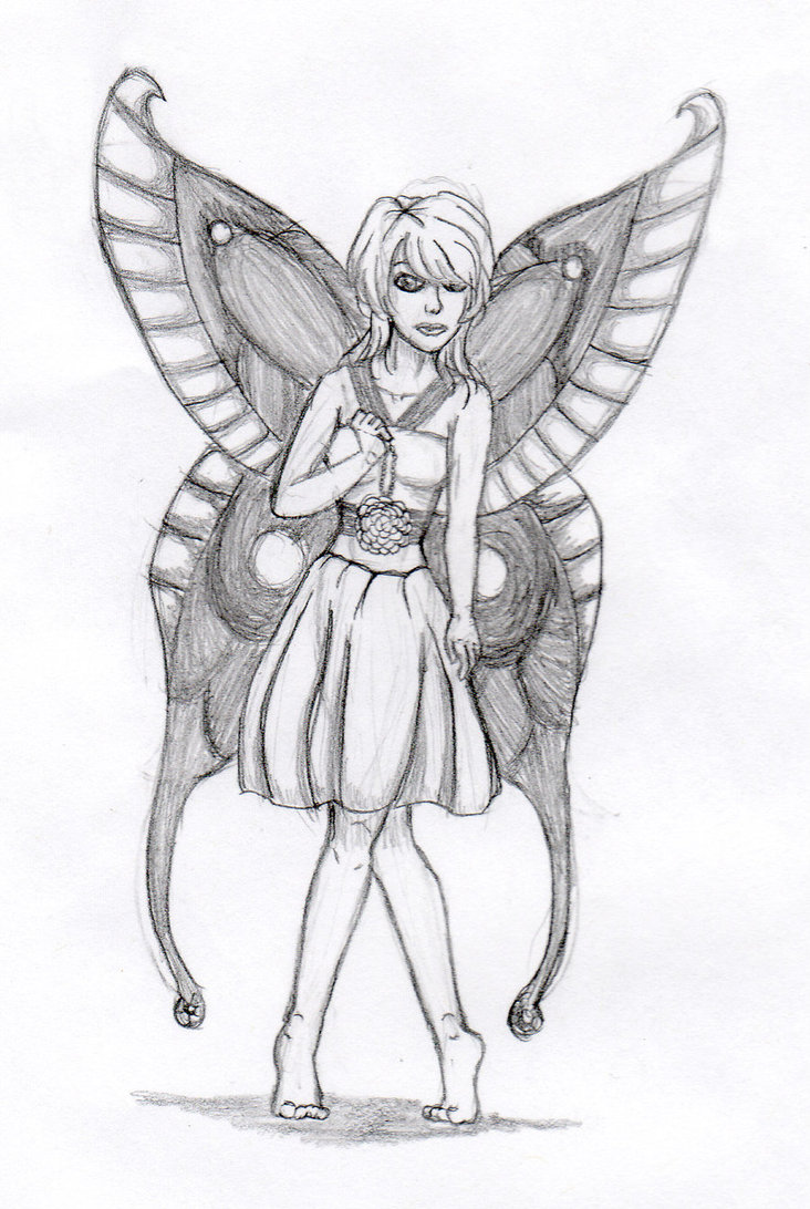 732x1092 Fairytale Princess Drawing - Fairy Princess Drawing