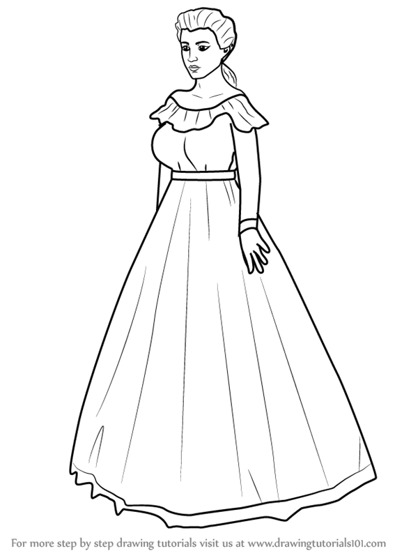 567x800 Learn How To Draw A Fairytale Princess - Fairy Princess Drawing