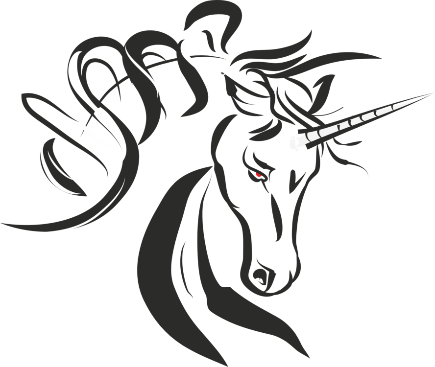 888x750 unicorn horn legendary creature fairy tale drawing cc0 - Fairy Tail Anime Drawings