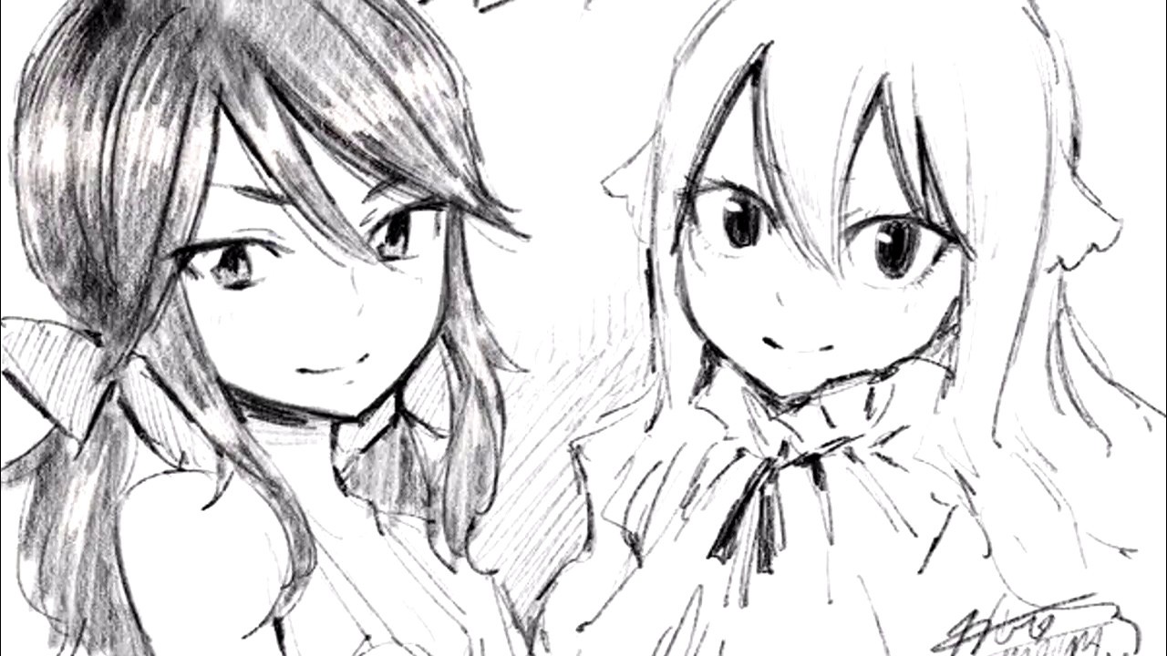 1280x720 fairy tail - Fairy Tail Drawing