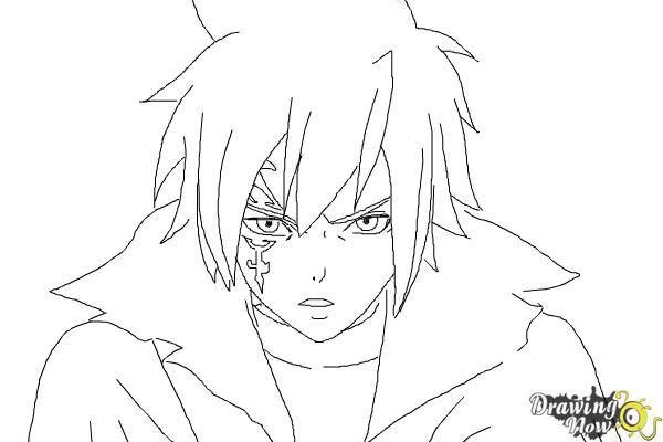 600x400 how to draw mystogan from fairy tail - Fairy Tail Drawing