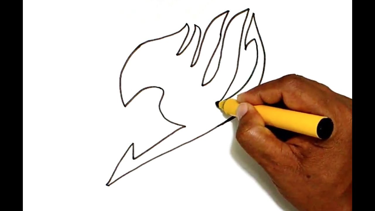 1280x720 how to draw the fairy tail logo - Fairy Tail Drawing