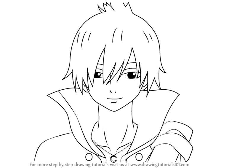 800x566 learn how to draw zeref dragneel from fairy tail - Fairy Tail Drawing