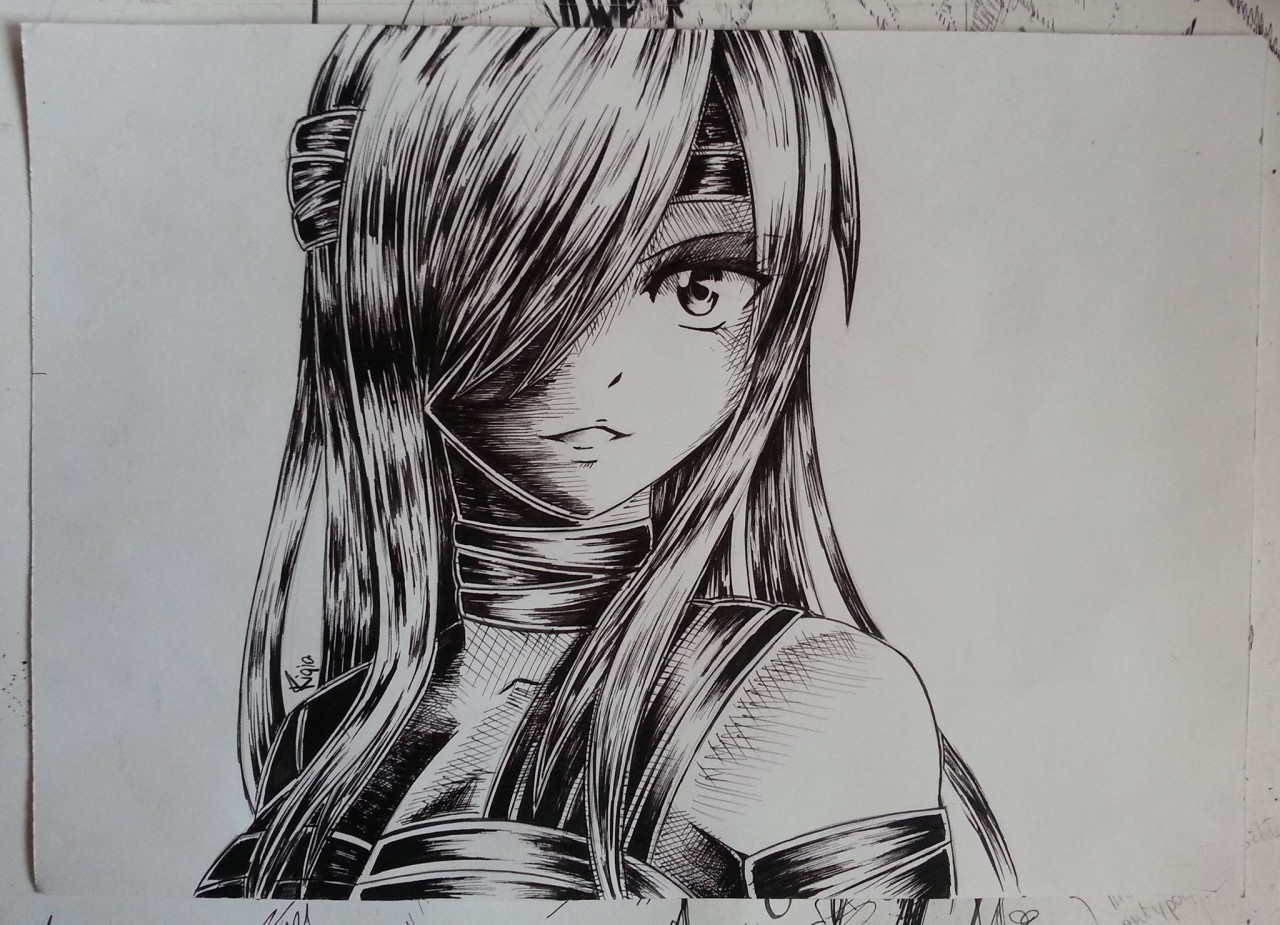 1280x925 drawing anime manga fairy tail erza scarlet erza erza titania - Fairy Tail Erza Drawing