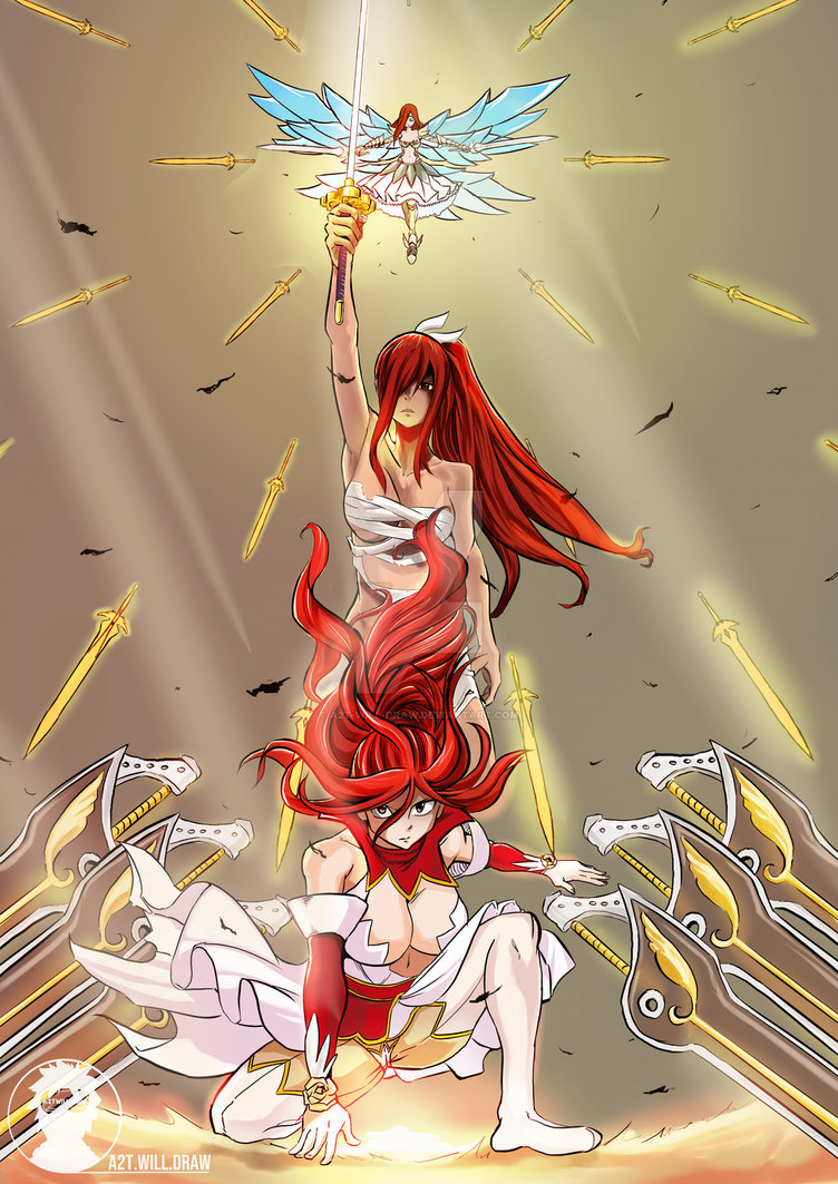 752x1063 Erza Scarlet - Fairy Tail Erza Drawing
