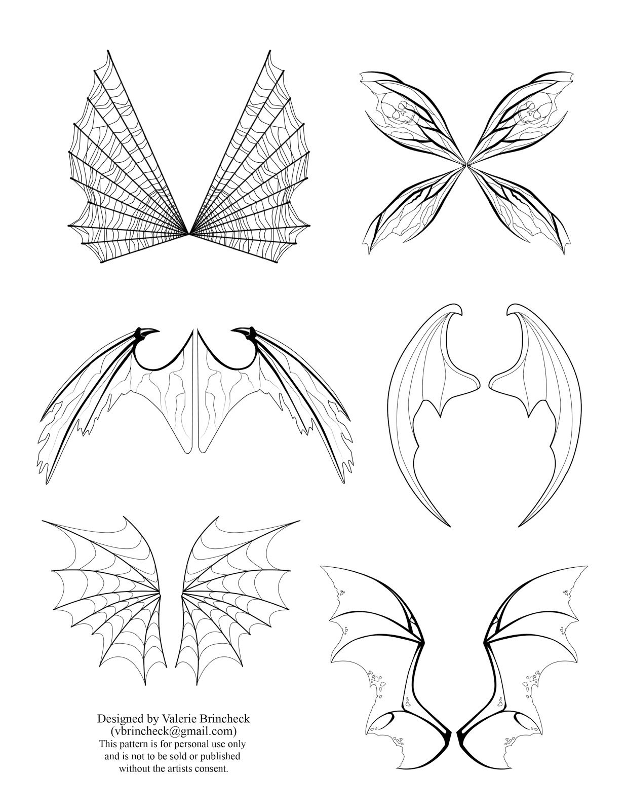 1236x1600 Fairy Wings Drawings To Download Click On The Picture To Get - Fairy Wings Drawing