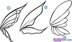 236x138 Easy Drawings For Beginners Fairy Wings Drawing Draw - Fairy Wings Drawing