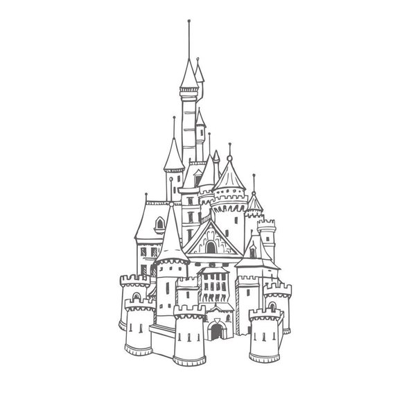 570x570 fairytale castle mask clarity mask mixed media mask etsy - Fairytale Castle Drawing