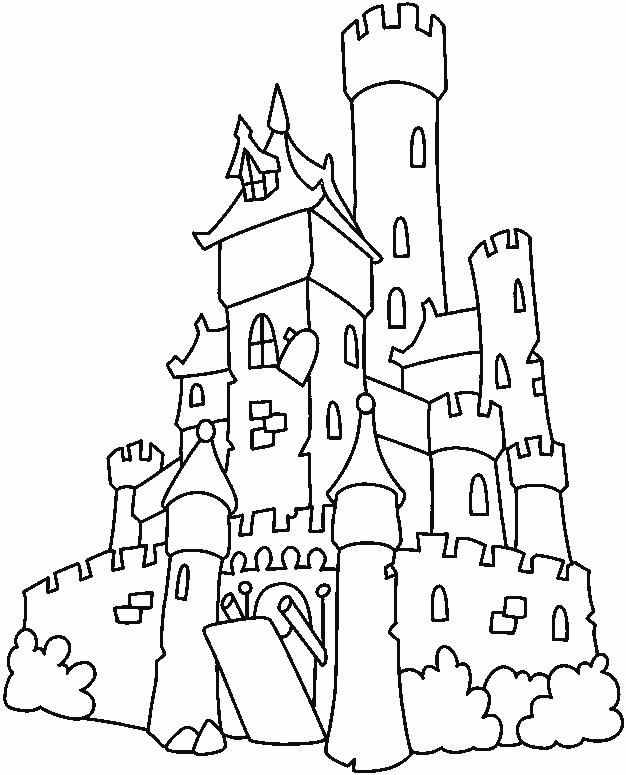 626x775 drawn castle fairytale castle - Fairytale Castle Drawing