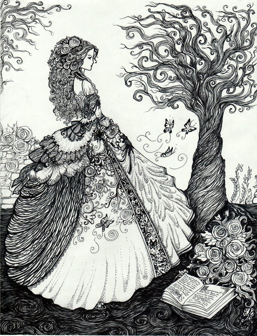 900x1177 a never ending fairytale - Fairytale Drawings