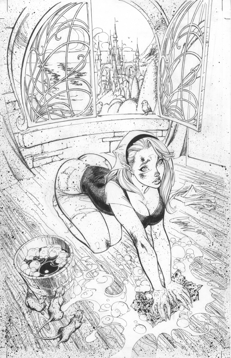 809x1250 cinderella fairy tale fantasies, in rodney rappaport's j - Fairytale Drawings