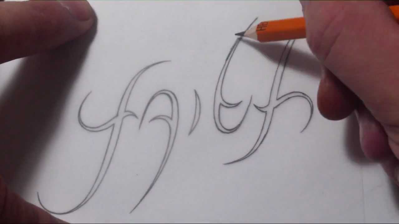 1280x720 drawing an ambigram design for the word faith - Faith Drawing