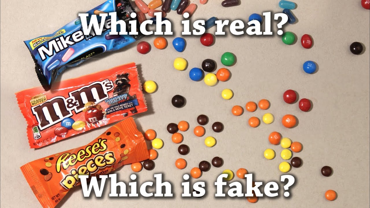 1280x720 fun test which is real reese's pieces vs mampm drawing challenge - Fake Drawing