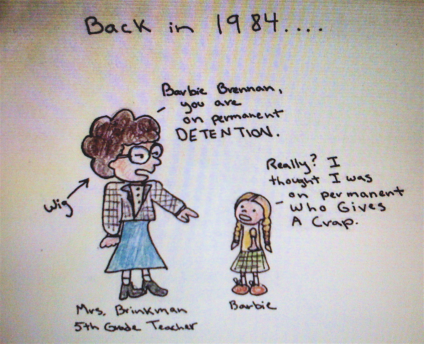 1353x1097 a post for barbie i'm a fake famous writer dot com - Fake Drawing