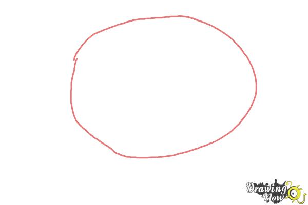 600x400 How To Draw A Falcon Head - Falcon Head Drawing