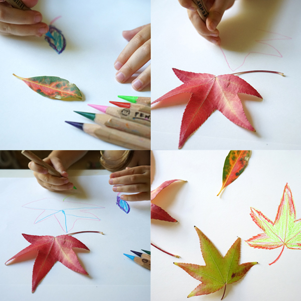 600x600 fall craft ideas leaf drawing tinkerlab - Fall Drawing Ideas