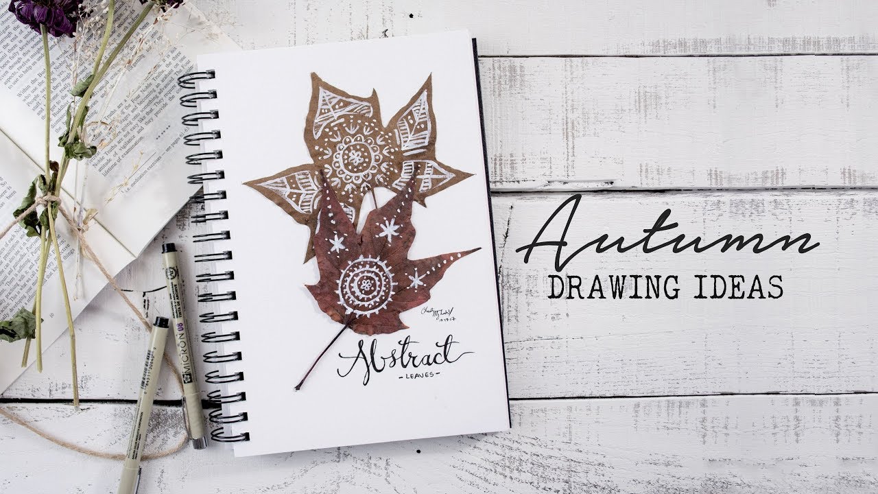 1280x720 Ways To Fill A Sketchbook Autumn Edition! - Fall Drawing Ideas