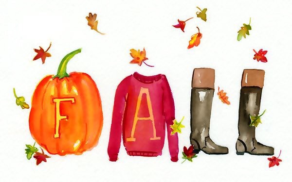 600x375 Autumn Drawing - Fall Drawing Pictures