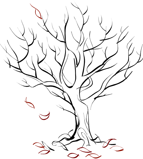 600x666 Collection Of Free Autumn Drawing Colour Pencil Download On Ui Ex - Fall Drawing Pictures