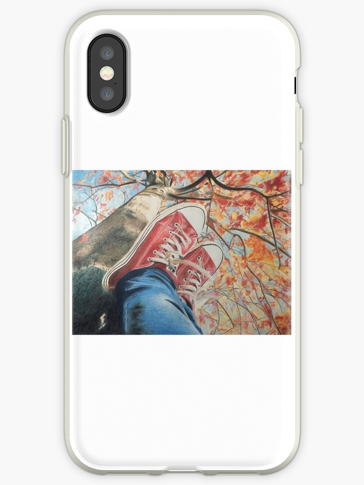 750x1000 Fall Scene Drawing Iphone Cases Covers - Fall Scene Drawing