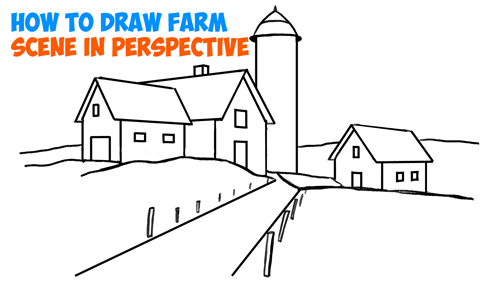 500x291 Fall Scene Archives - Fall Scene Drawing