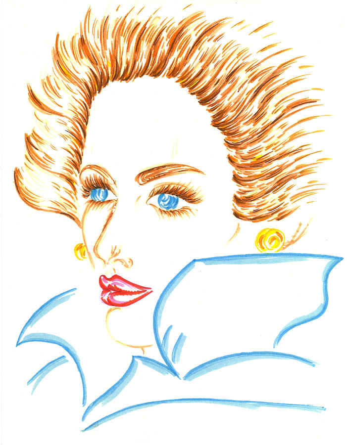 701x900 Lady Of The Fall Season Drawing - Fall Season Drawings